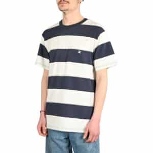 DC Crate Stripe S/S T-Shirt - Navy Crate Stripe