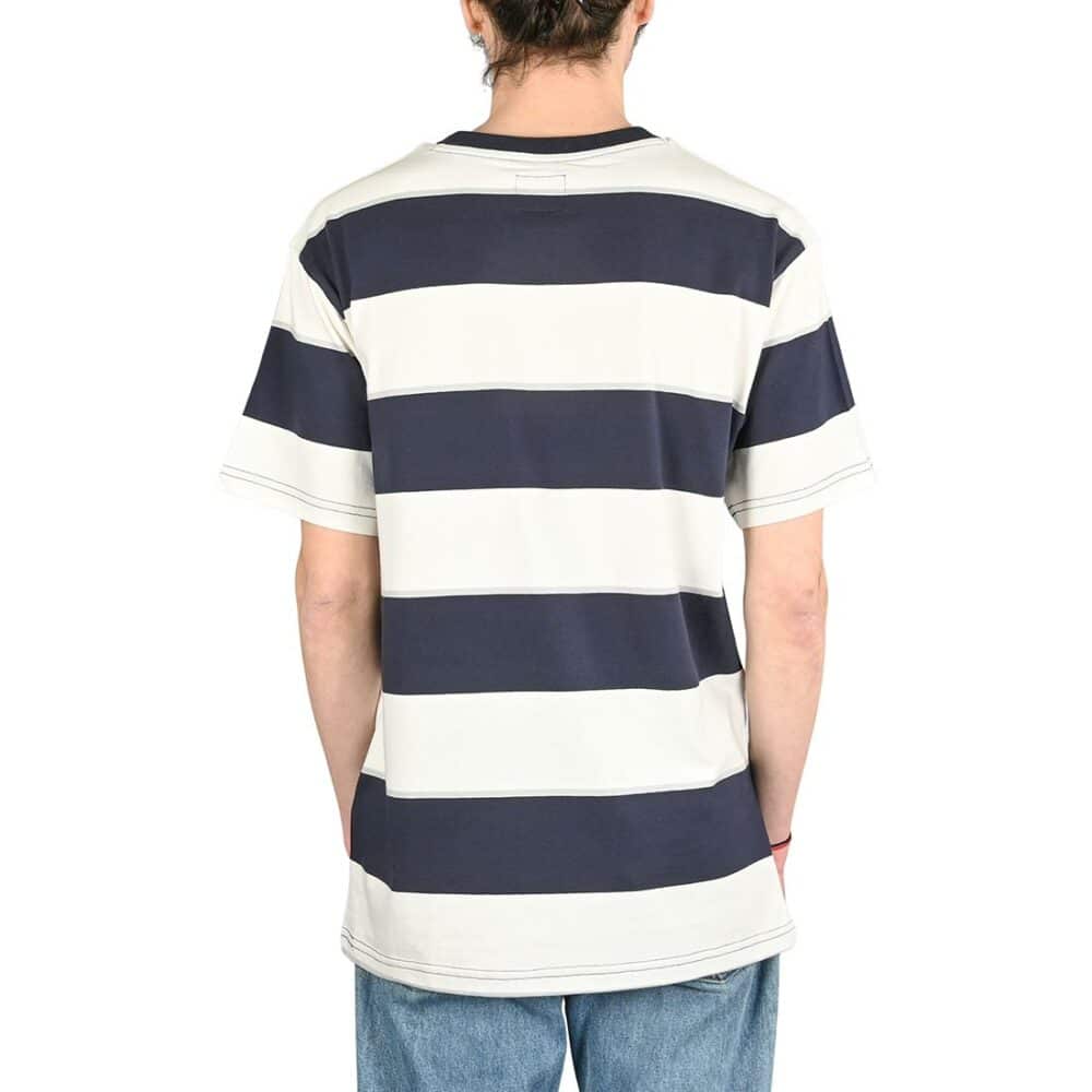 DC Crate Stripe S/S T-Shirt - Navy Crate Stripe