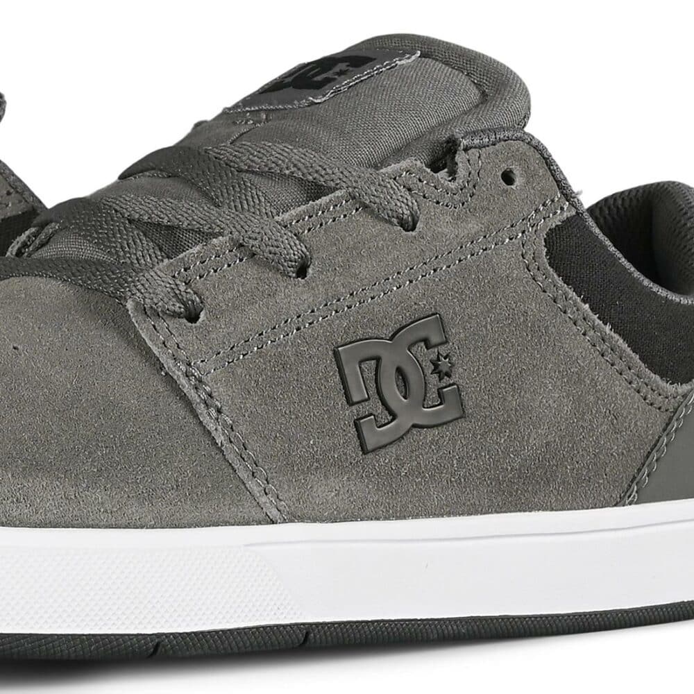 DC Crisis 2 Low Top Skate Shoes - Dark Grey/Black