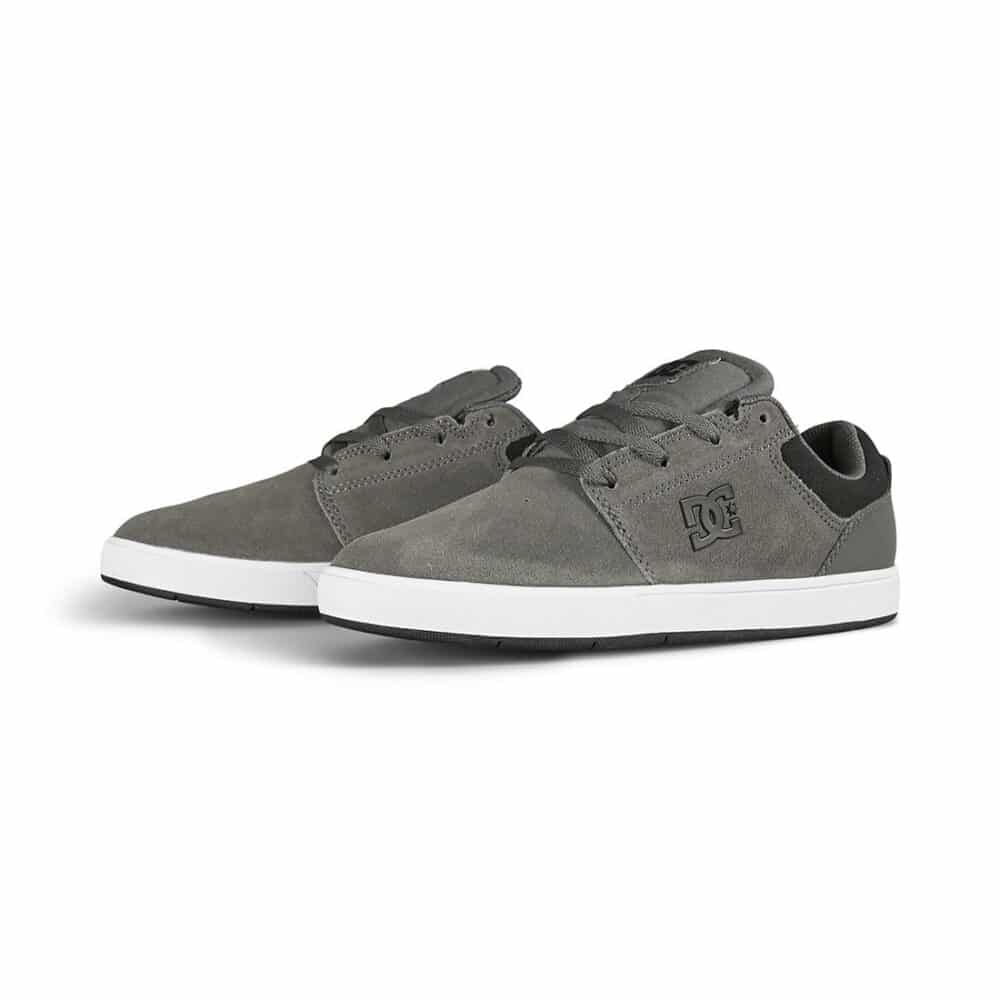 DC Crisis 2 Low Top Skate Shoes - Dark Grey/Black