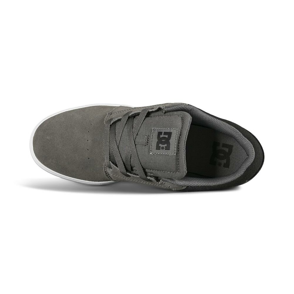 DC Crisis 2 Low Top Skate Shoes - Dark Grey/Black