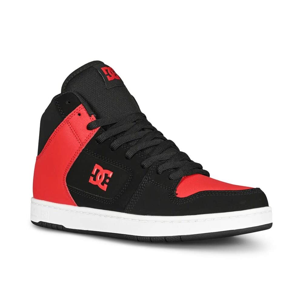 DC Manteca 4 High-Top Skate Shoes - Black/Red