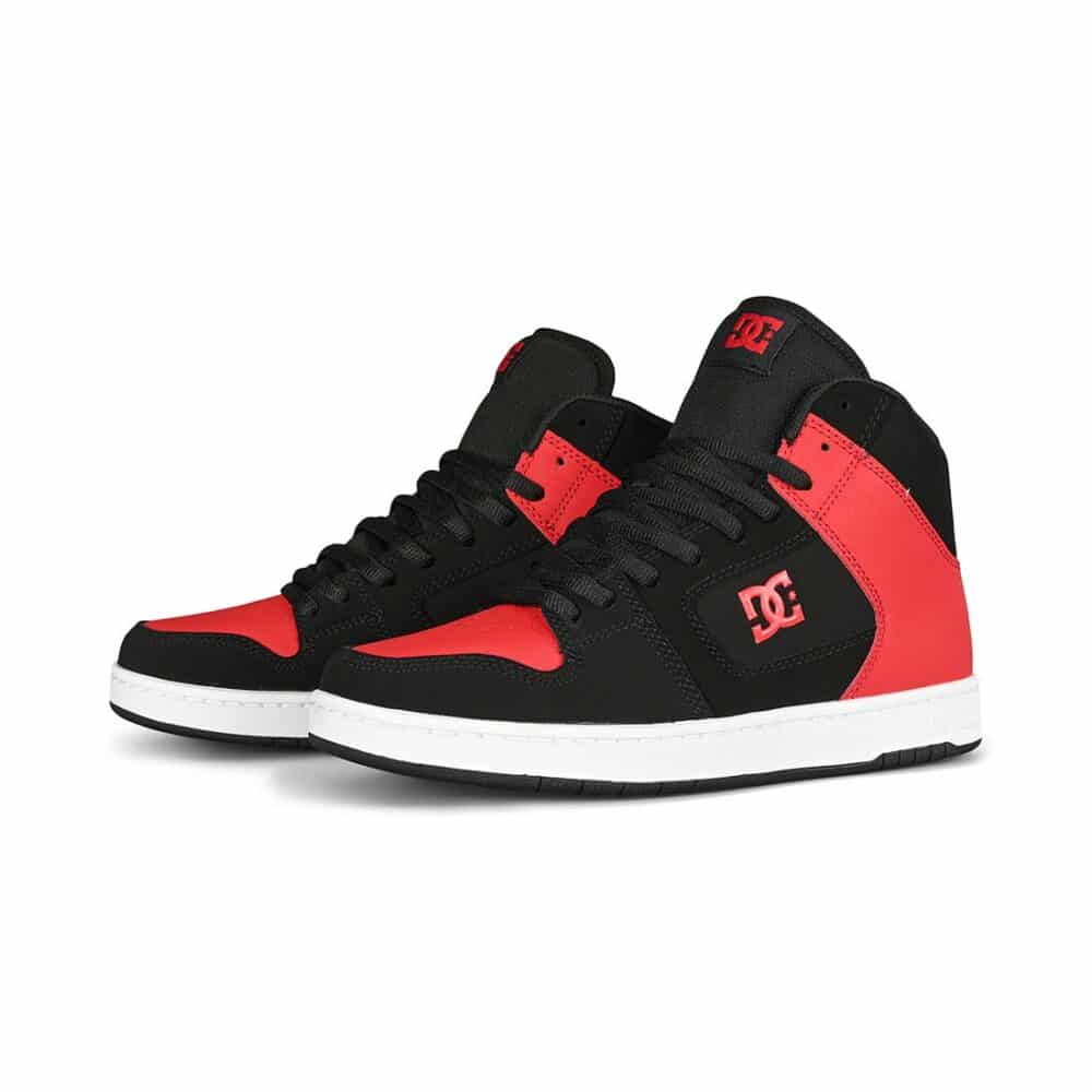 DC Manteca 4 High-Top Skate Shoes - Black/Red