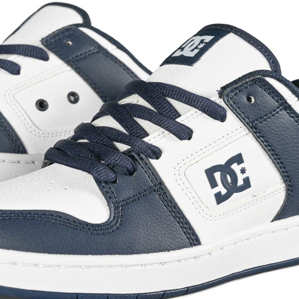 DC Manteca 4 SN Skate Shoes - White/Navy