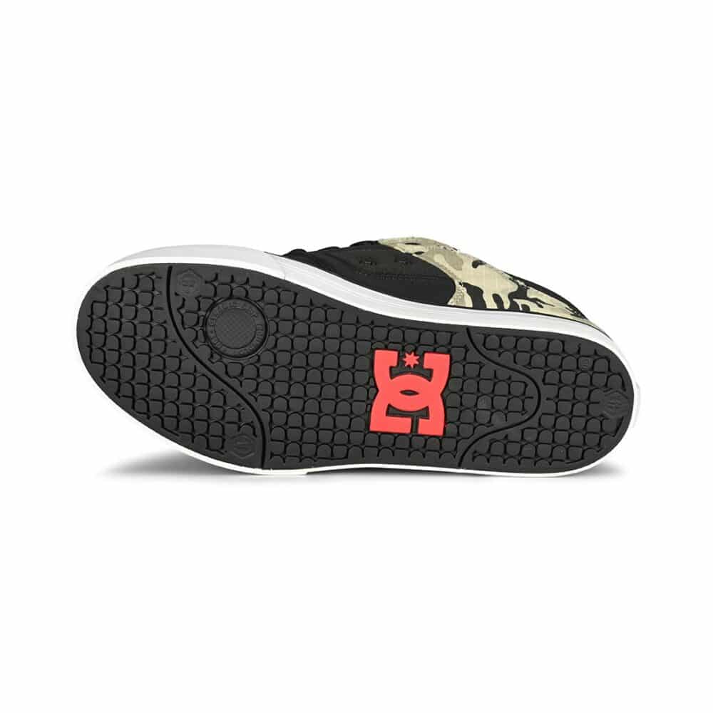 DC Pure Skate Shoes - Black/Camouflage