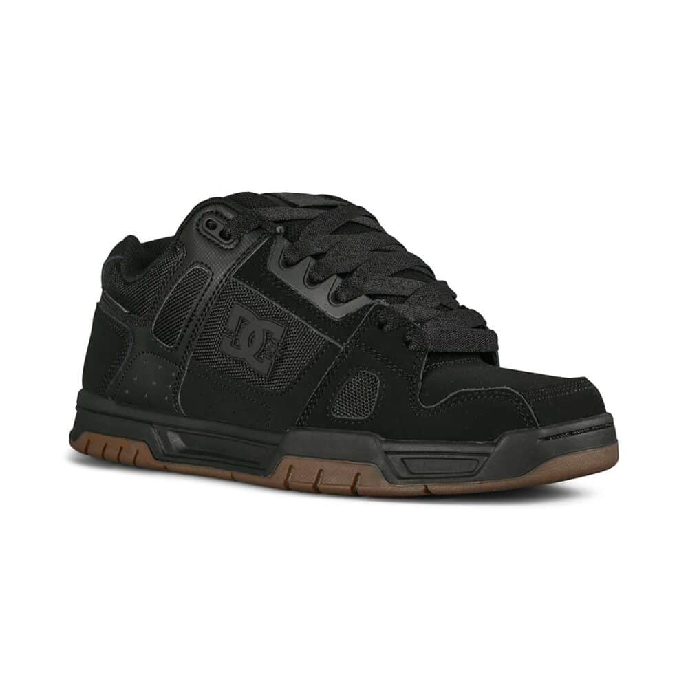 DC Stag Skate Shoes - Black/Gum