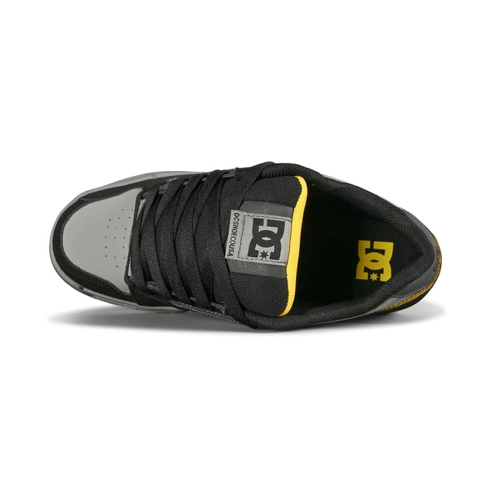 DC Stag Skate Shoes - Grey/Black/Yellow