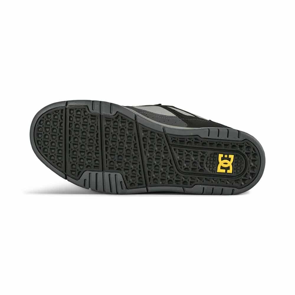 DC Stag Skate Shoes - Grey/Black/Yellow