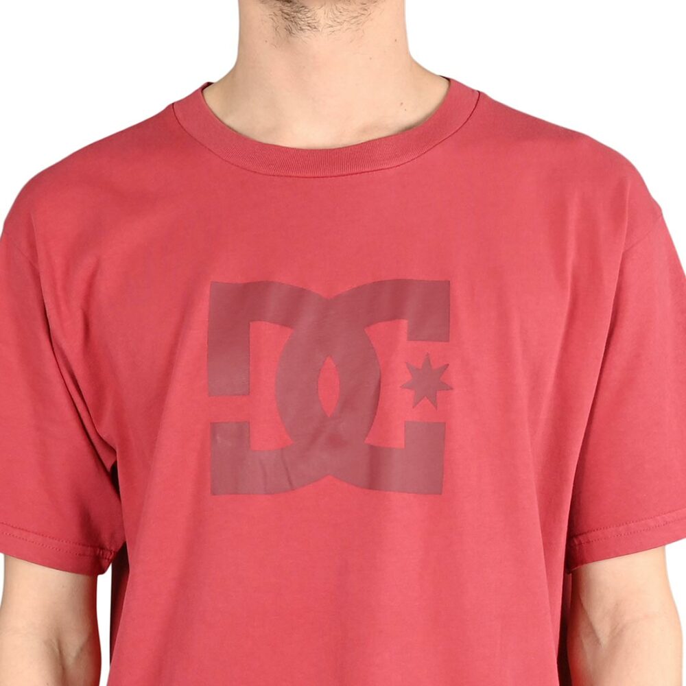 DC Star Pigment Dye S/S T-Shirt - Earth Red Enzyme Wash