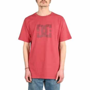 DC Star Pigment Dye S/S T-Shirt - Earth Red Enzyme Wash