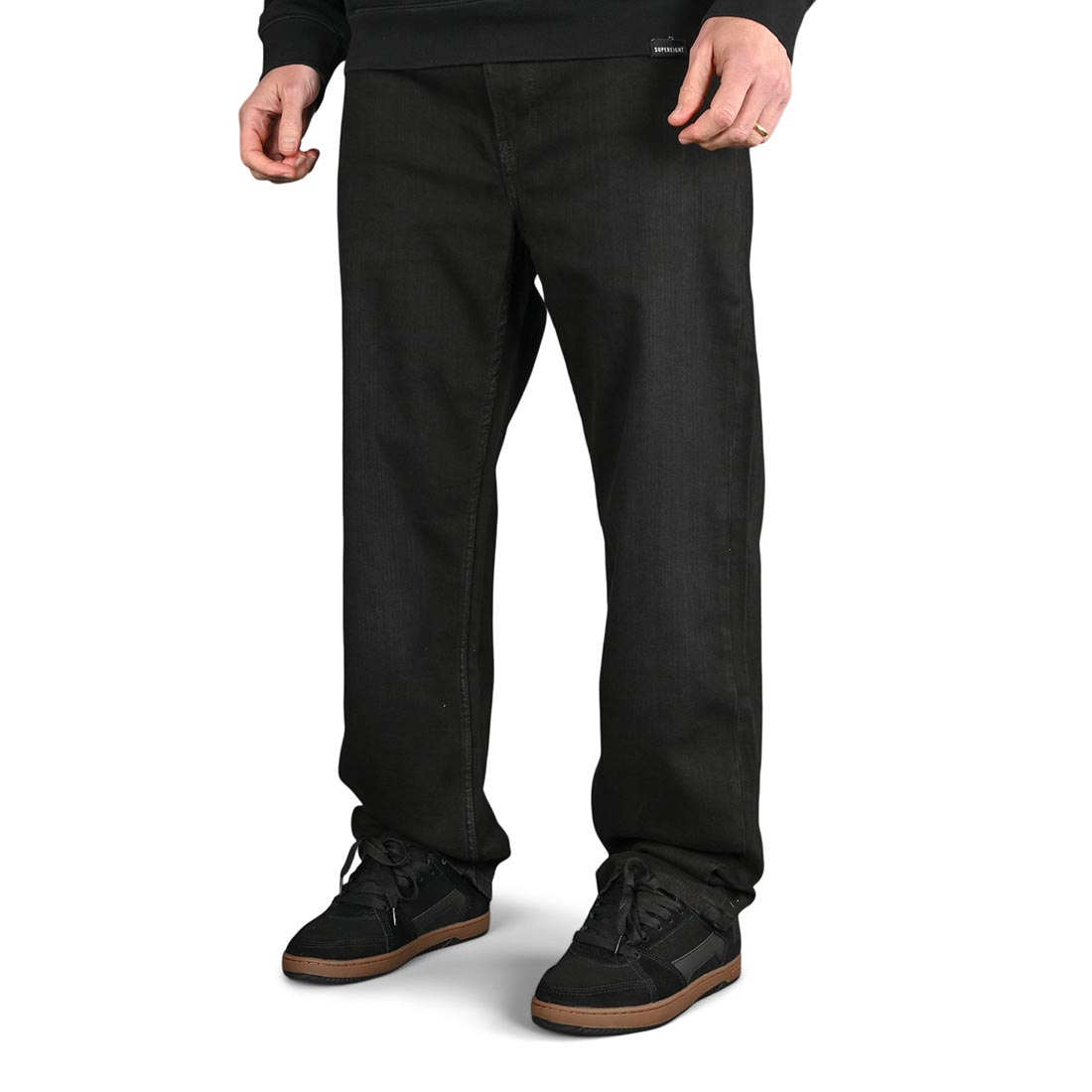 DC Worker Relaxed Jeans - Black Wash - Supereight