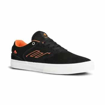 Emerica The Low Vulc Skate Shoes - Black/White/Orange