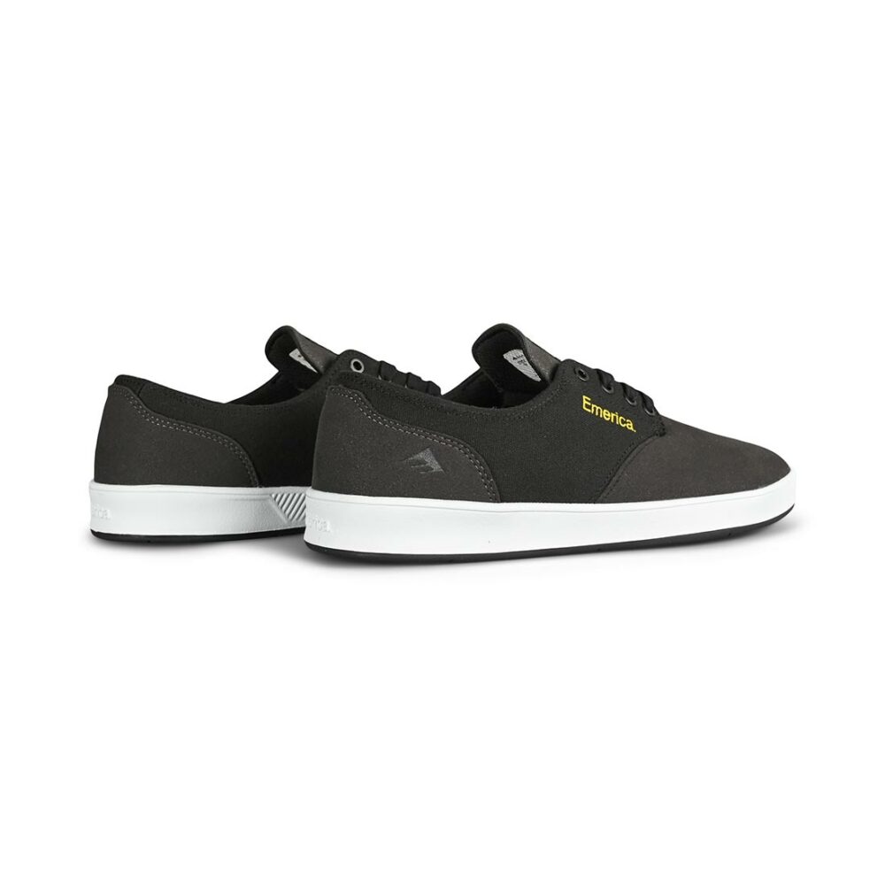 Emerica Romero Laced Skate Shoes - Grey/Black/Yellow