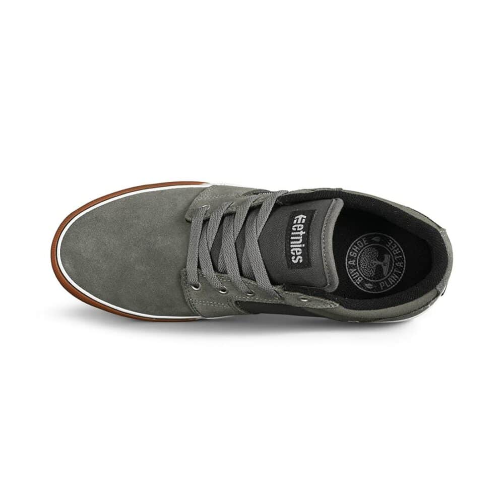 Etnies Barge LS Skate Shoes - Dark Grey/White/Gum