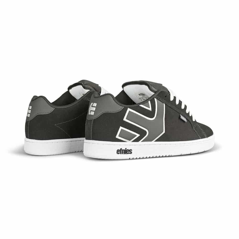 Etnies Fader Skate Shoes - Dark Grey/White