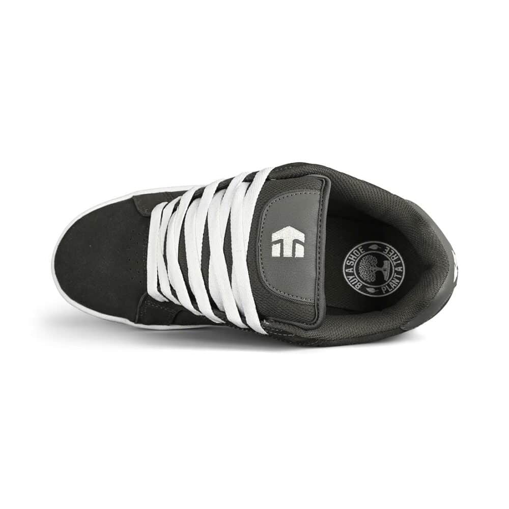 Etnies Fader Skate Shoes - Dark Grey/White