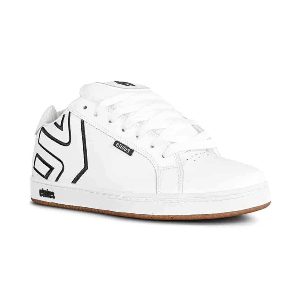 Etnies Fader Skate Shoes - White/Black/Gum