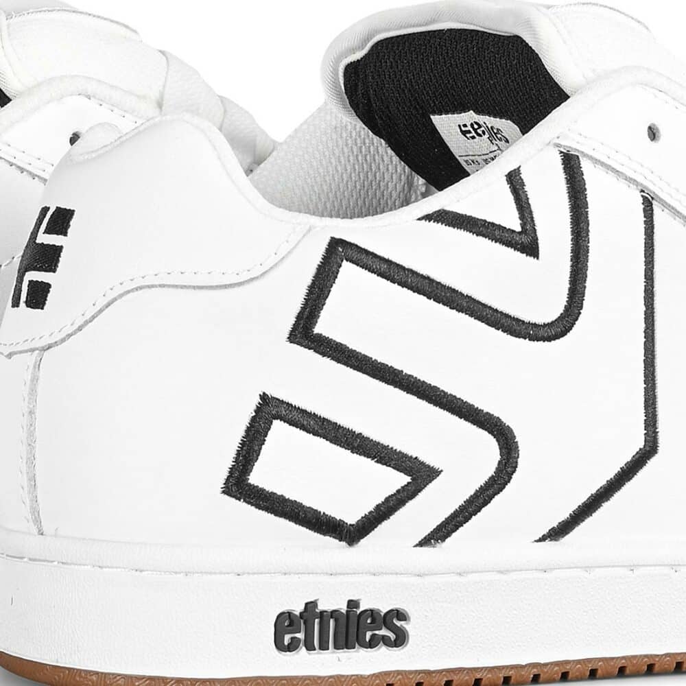 Etnies Fader Skate Shoes - White/Black/Gum