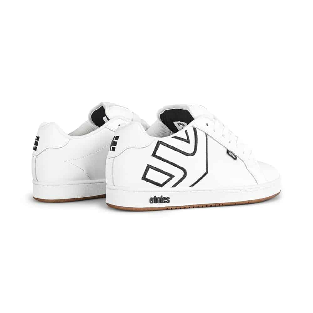 Etnies Fader Skate Shoes - White/Black/Gum