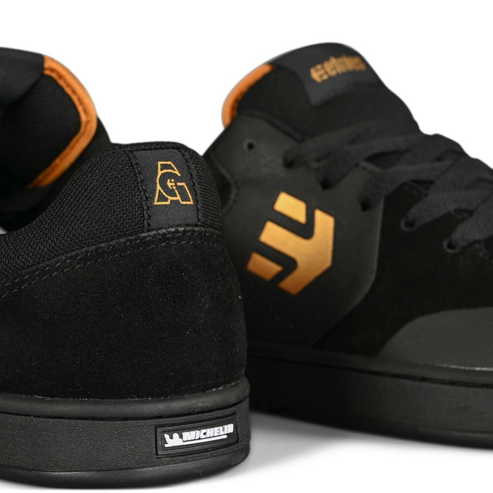 Etnies Marana Skate Shoes - Black/Gold