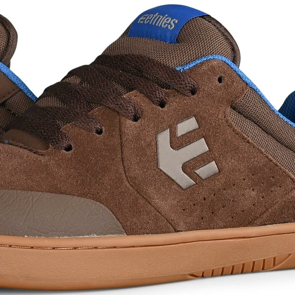 Etnies Marana Skate Shoes - Brown/Blue/Gum