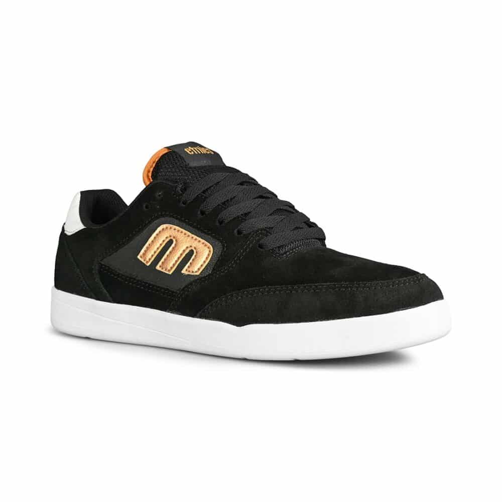 Etnies Veer Skate Shoes - Black/Gold/White