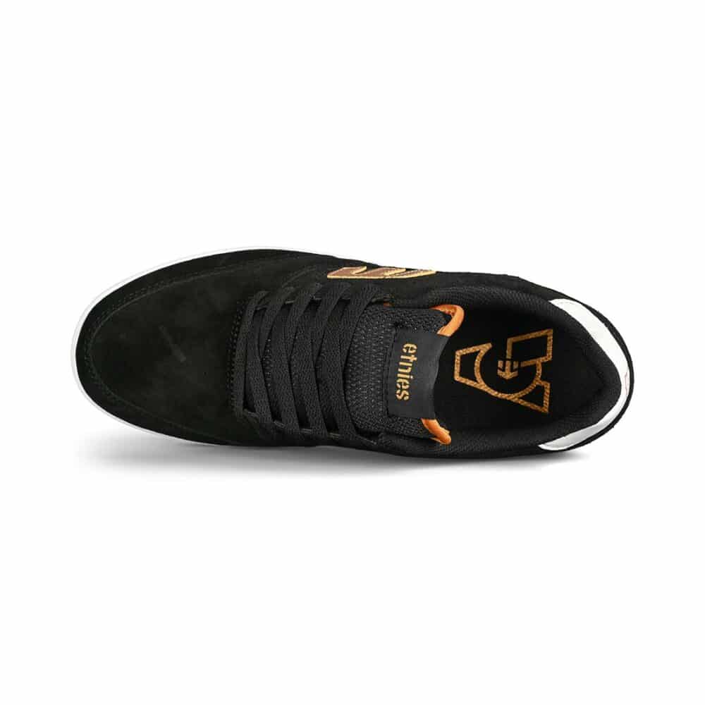 Etnies Veer Skate Shoes - Black/Gold/White