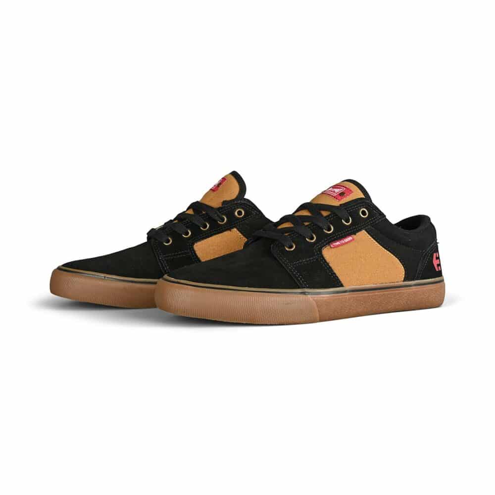 Etnies x Independent Barge LS Skate Shoes - Black/Brown