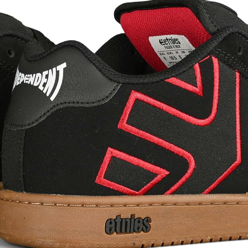 Etnies x Independent Fader Skate Shoes - Black/Gum