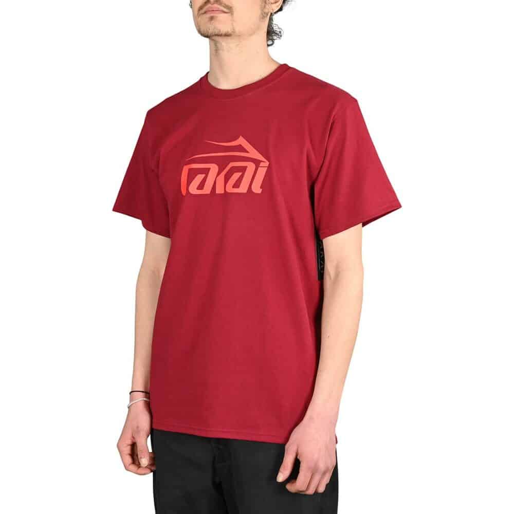 Lakai Basic S/S T-Shirt - Burgundy