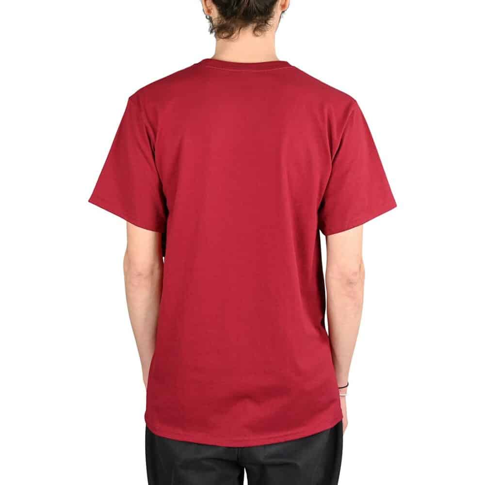 Lakai Basic S/S T-Shirt - Burgundy