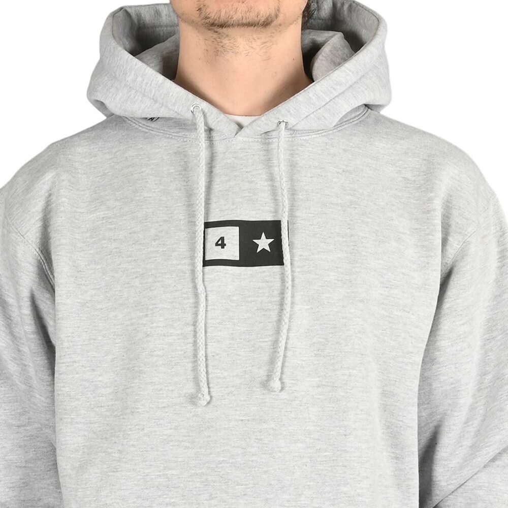 Lakai x Fourstar Bar Logo Pullover Hoodie - Heather Grey