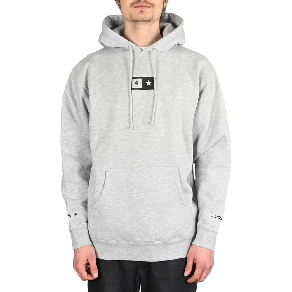 Lakai x Fourstar Bar Logo Pullover Hoodie - Heather Grey