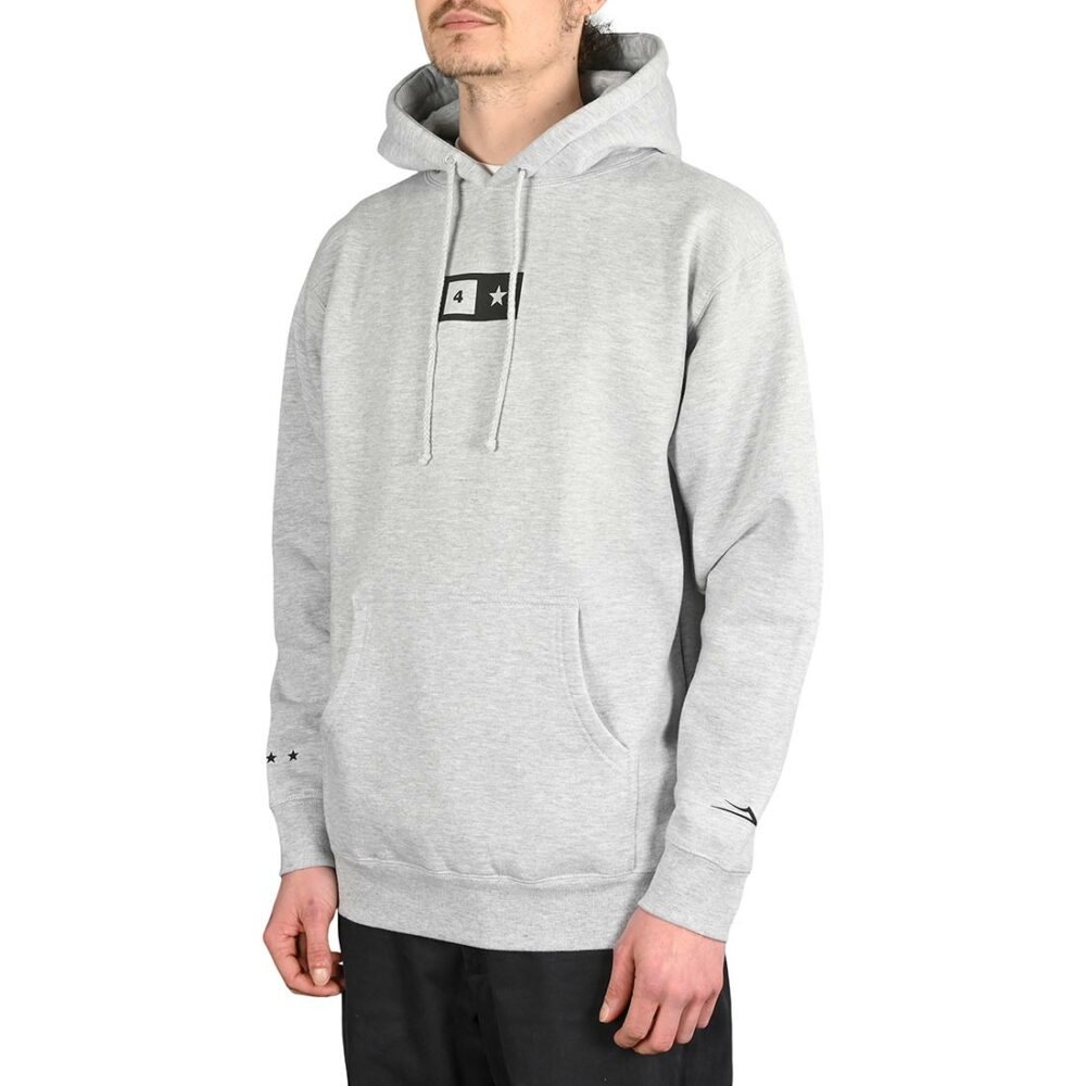 Lakai x Fourstar Bar Logo Pullover Hoodie - Heather Grey