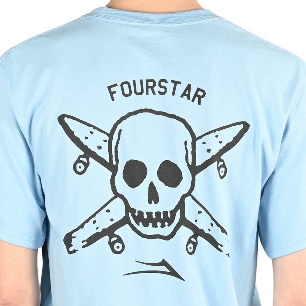 Lakai x Fourstar Street Pirate Tee Light Blue