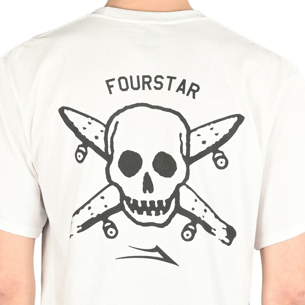 Lakai x Fourstar Street Pirate S/S T-Shirt - White