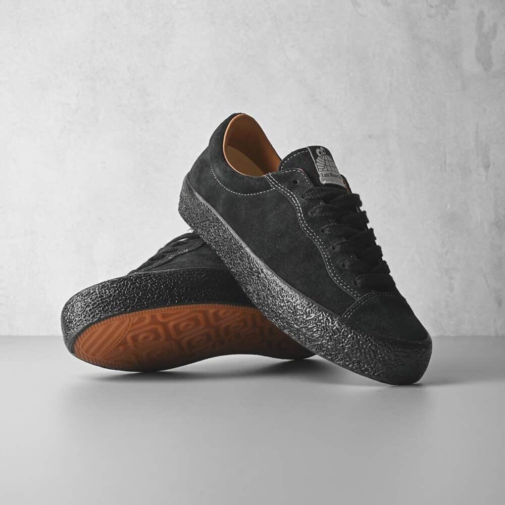 Last Resort VM002 Suede Lo Skate Shoes - Black/Black/White