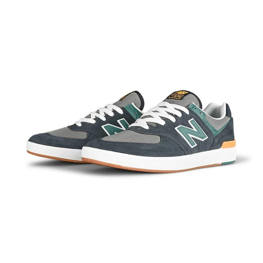 New Balance Court 574 Shoes - Phantom/Teal