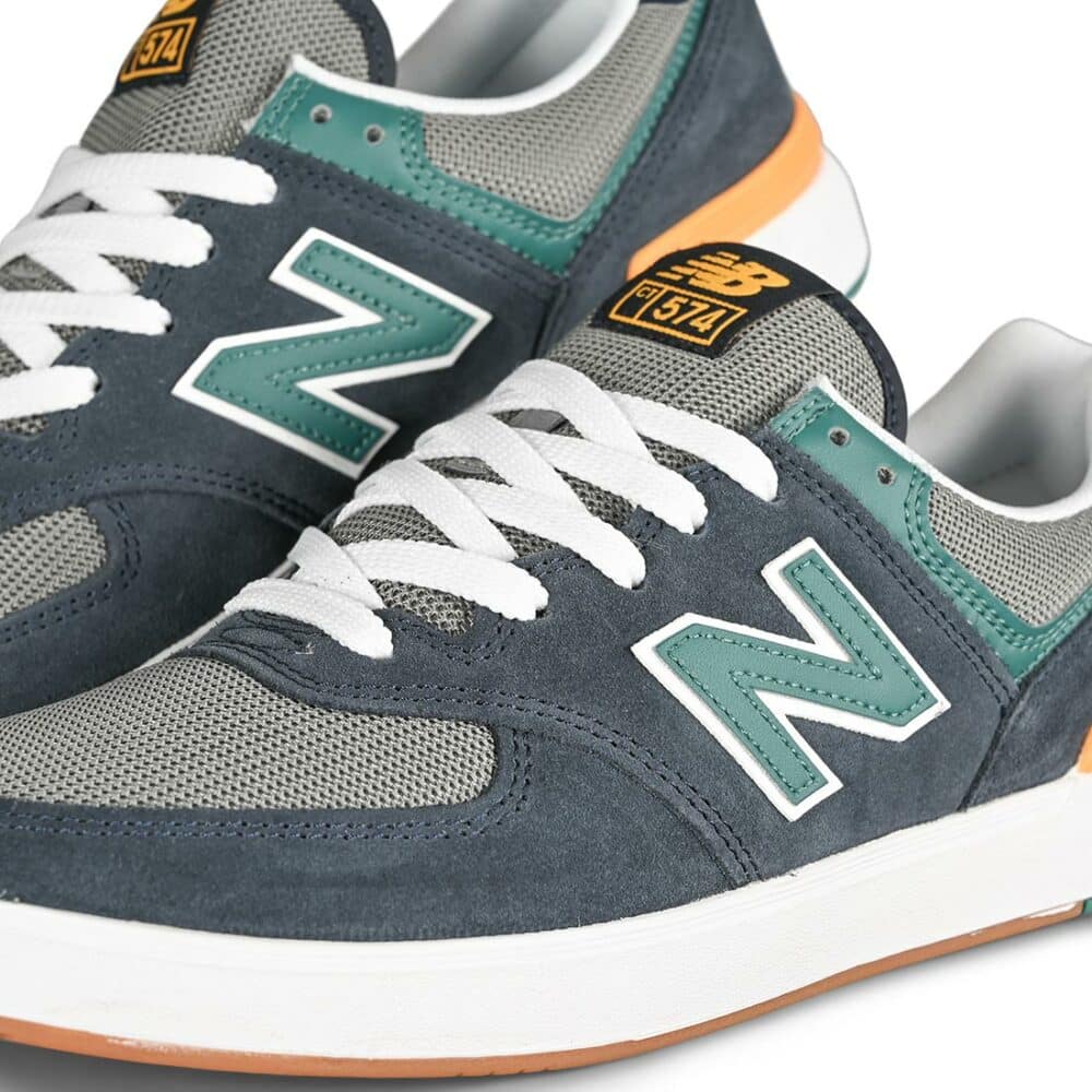 New Balance Court 574 Shoes - Phantom/Teal