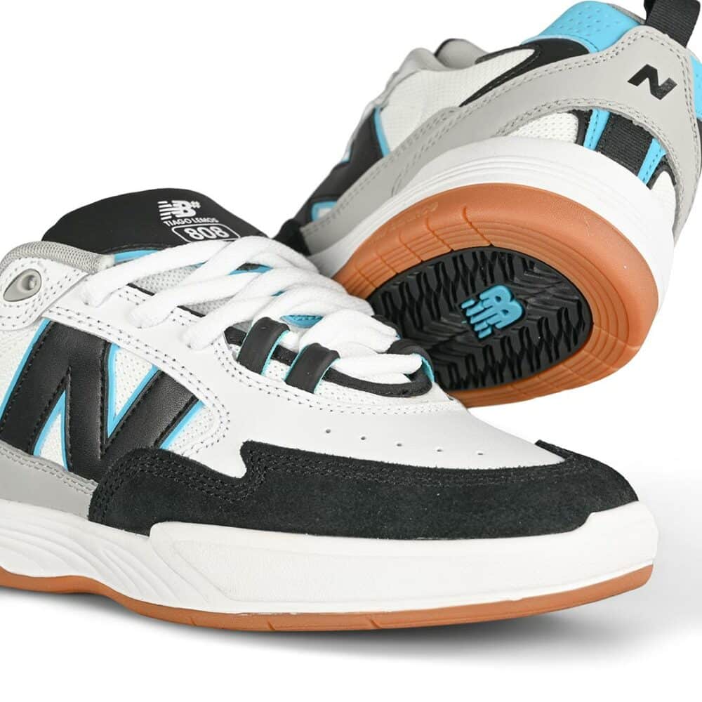 New Balance Numeric 808 Tiago Lemos Skate Shoes - White/Black