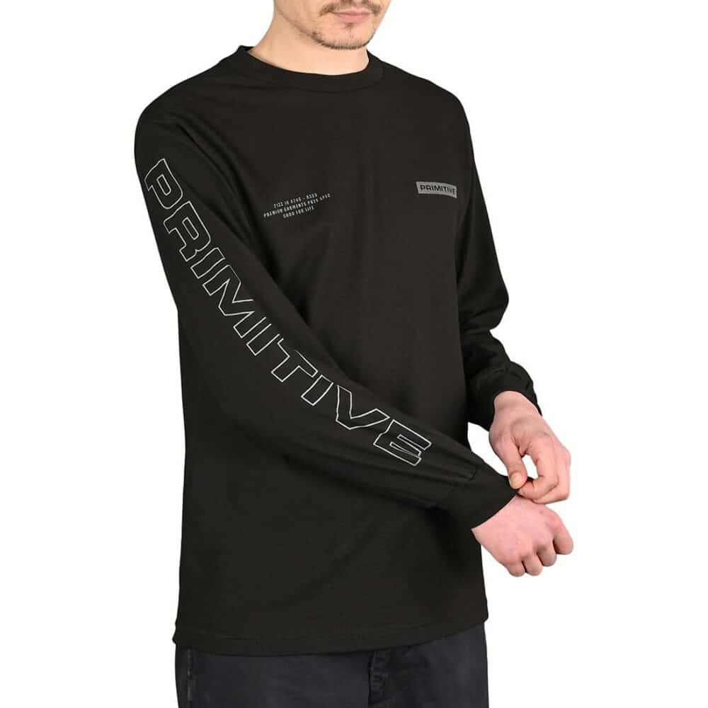 Primitive Alert L/S T-Shirt - Black