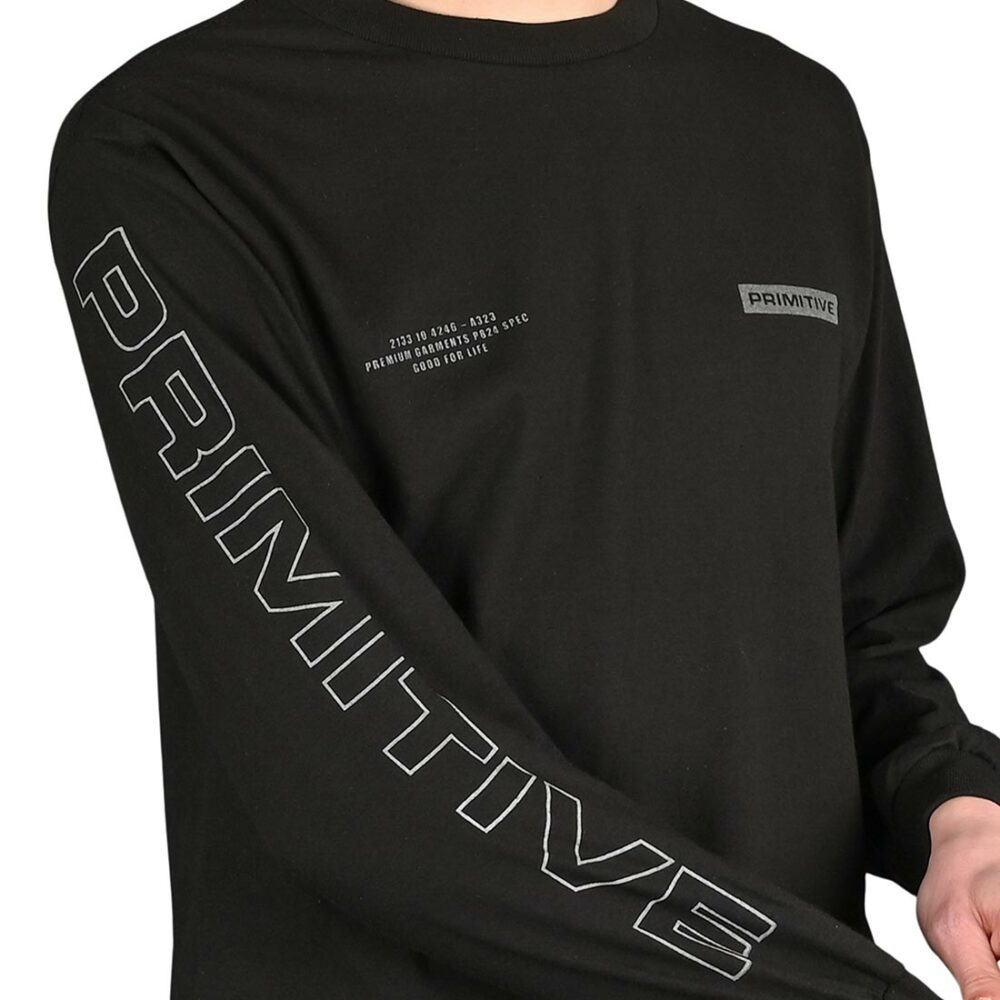 Primitive Alert L/S T-Shirt - Black