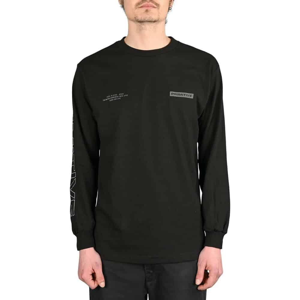 Primitive Alert L/S T-Shirt - Black