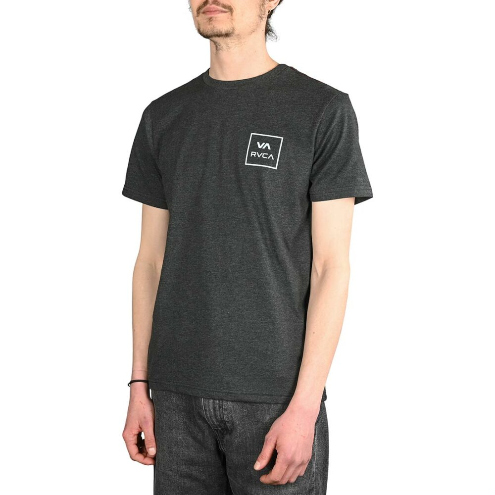 RVCA VA All The Way S/S T-Shirt - Charcoal Heather