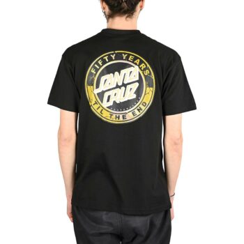 Santa Cruz 50th TTE Dot S/S T-Shirt - Black