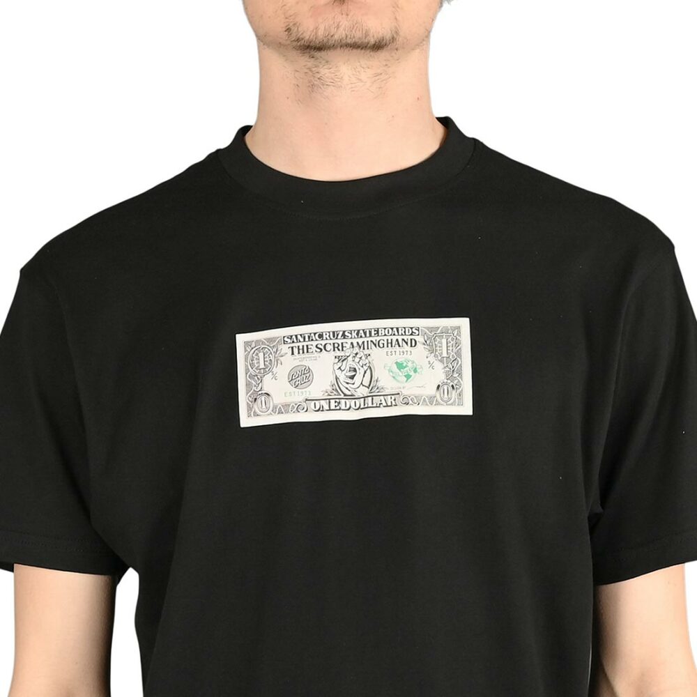 Santa Cruz Mako Dollar S/S T-Shirt - Black