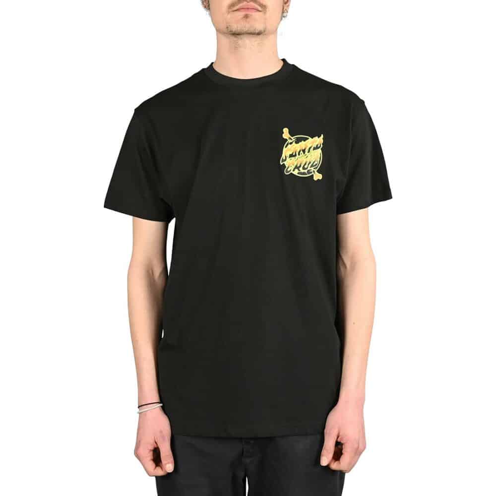 Santa Cruz Winkowski Volcano Dot S/S T-Shirt - Black