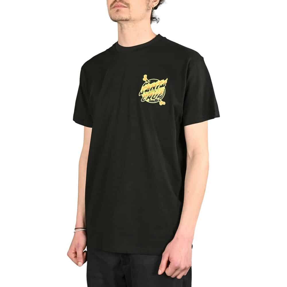 Santa Cruz Winkowski Volcano Dot S/S T-Shirt - Black