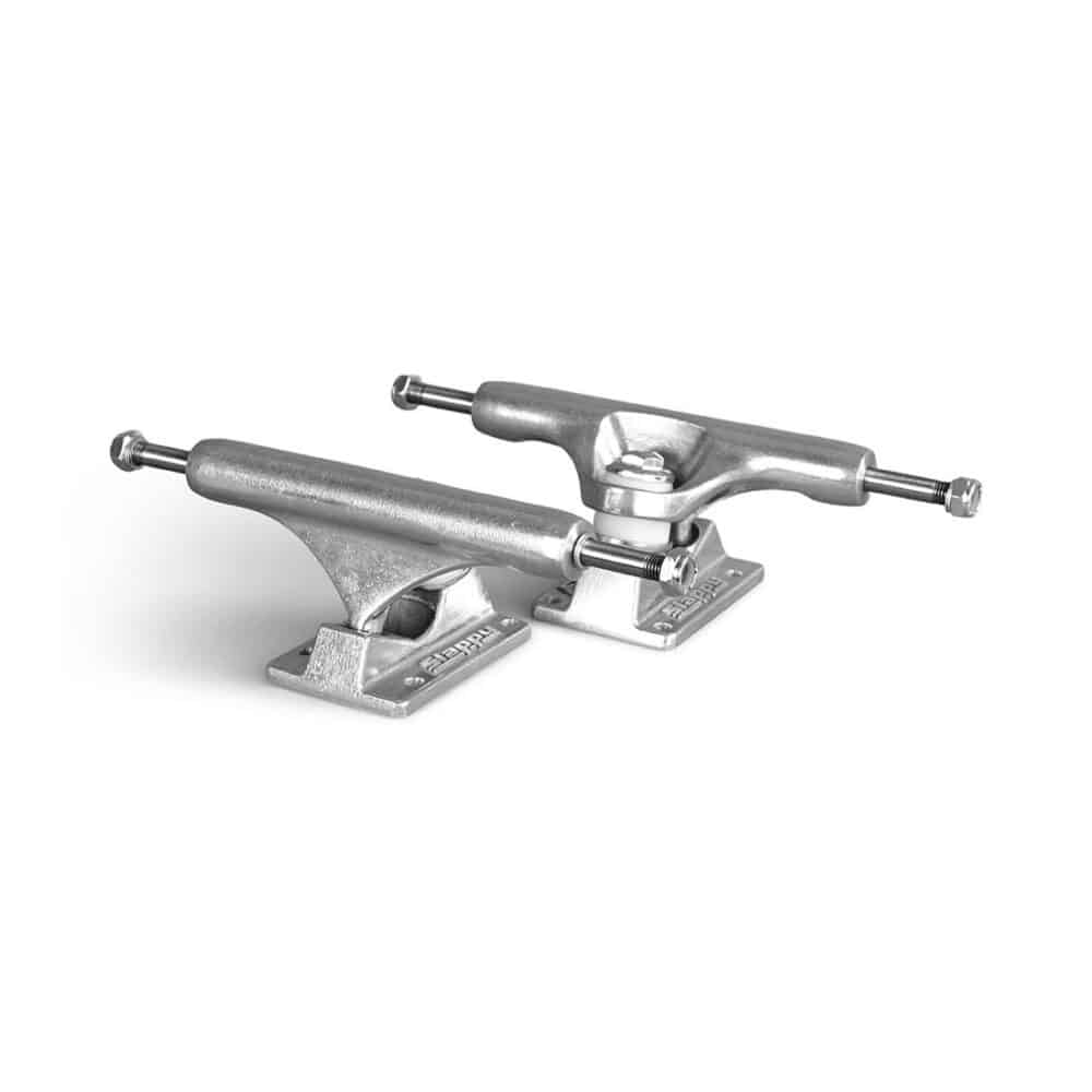 Slappy ST1 Hollow Inverted Skateboard Trucks (Pair) - Polished Silver