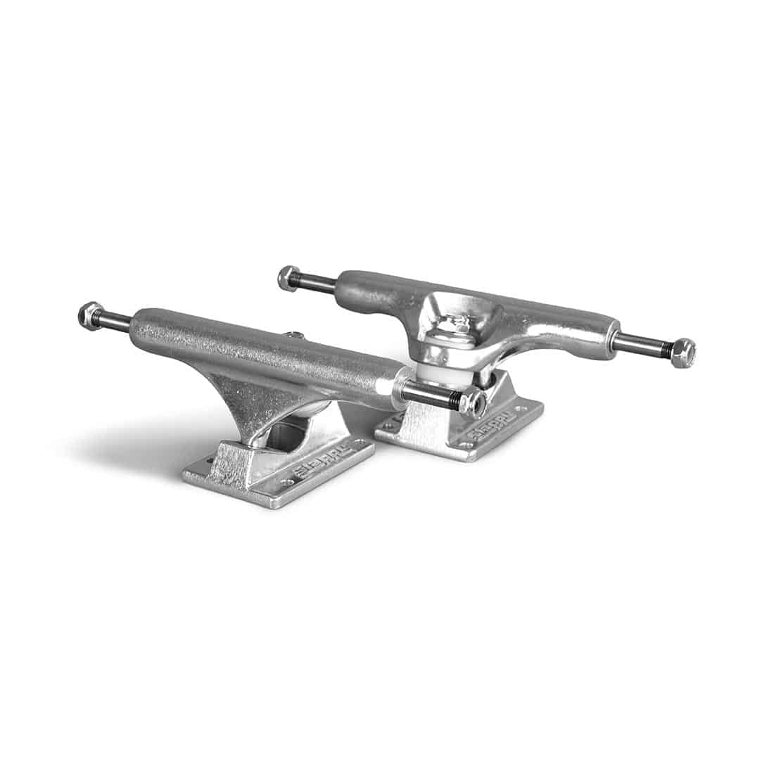 Slappy ST1 Hollow Skateboard Trucks Pair Polished Silver